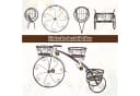 COSTWAY Blumenständer mit 3 Körben, Pflanzenständer Fahrrad, Metall, Bronze Bild 3