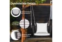 COSTWAY Hängesessel mit Kissen PE-Rattan Metall 180kg Bild 1
