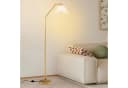 COSTWAY Stehlampe 168 cm Gold Verstellbarer Lampenkopf Bild 1