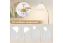 COSTWAY Stehlampe 168 cm Gold Verstellbarer Lampenkopf Bild 4