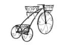 COSTWAY Blumenständer 3 Körbe Pflanzenständer Fahrrad Schwarz Bild 2