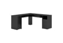 COSTWAY Eckschreibtisch L-Form mit Ladestation, Schrank & 2 Schubladen Bild 2