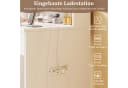 COSTWAY Schminktisch mit Spiegel, LED-Beleuchtung und Ladestation Bild 5
