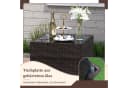 COSTWAY Gartenlounge-Set 3-tlg. Rattan Bild 5