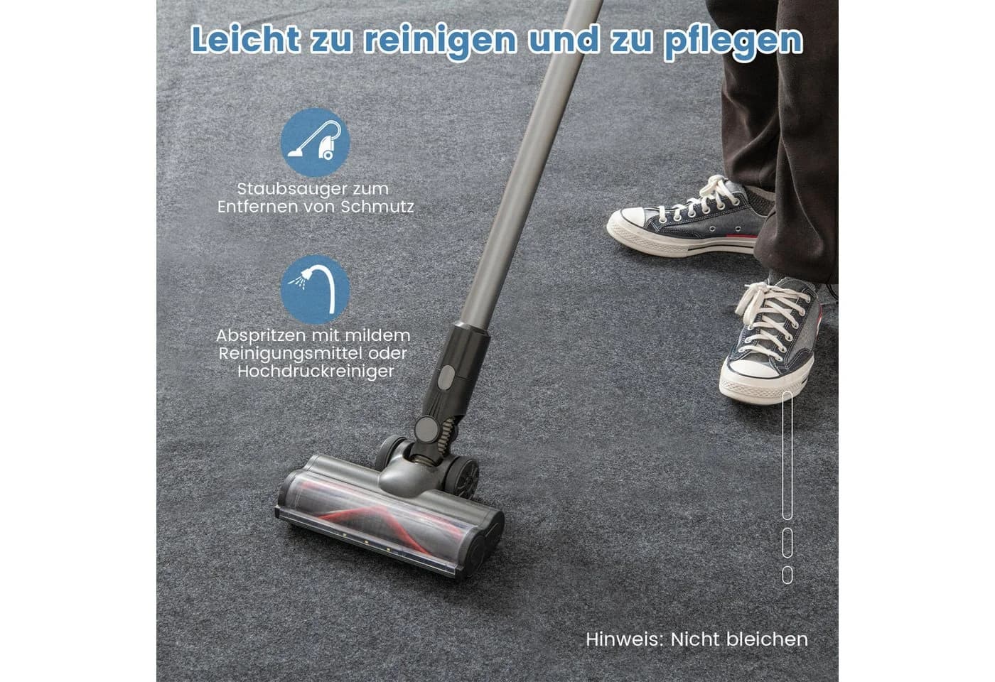 COSTWAY Antirutschmatte Grau Wasserdicht Wiederverwendbar - Bild 5