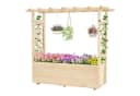 KOMFOTTEU Blumenkasten mit Rankgitter & Dach aus Tannenholz Bild 2