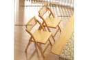 COSTWAY Klappstuhl 2er Set Esszimmerstühle Bambus Natur Bild 1