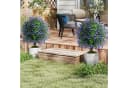 COSTWAY Kunstpflanze Lavendelbaum Lila 58 cm 2er-Set Bild 1