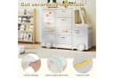 COSTWAY Kinderregal 1-tlg. Spielzeugregal Bücherregal Beige/Grau Bild 5