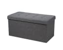 COSTWAY Truhenbank mit Stauraum 80cm Klappbare Sitzbank Bild 2