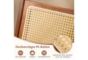 COSTWAY Relaxsessel Bambus Rattan mit Lehne Braune Farbe Bild 3