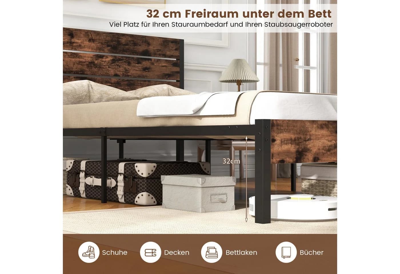 Industrielles Metall-Bettgestell - Bild 4