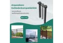 COSTWAY Balkonhängetisch klappbar Metall Schwarz Bild 5