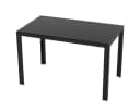 COSTWAY Esstisch Glas Schwarz quadratisch Küchentisch 4 Personen Bild 2