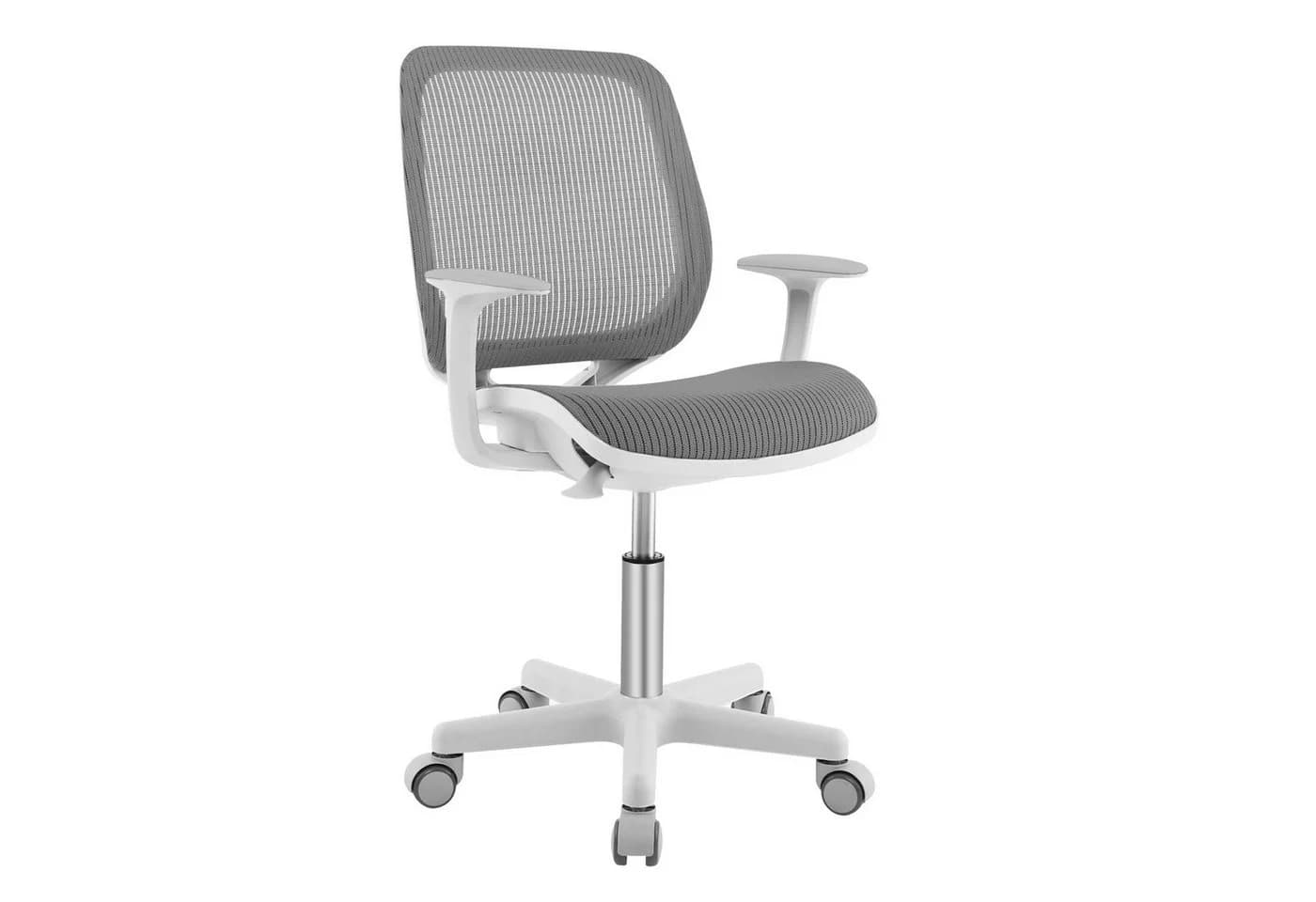 COSTWAY Drehstuhl Kinderstuhl 43-55cm höhenverstellbar mit Rollen 360° drehbar - Bild 2