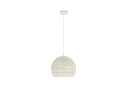 COSTWAY Pendelleuchte Beige Papierseil 43 cm Bild 2