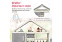 COSTWAY Kinderregal Hausform Grau HDPE Bild 4