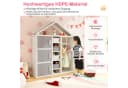 COSTWAY Kinderregal Hausform Grau HDPE Bild 5