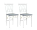COSTWAY Esszimmerstuhl 2er Set Klappbar PVC-Leder Bild 2