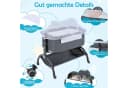 COSTWAY Beistellbett 3in1 Babywiege Stubenwagen 7-fach höhenverstellbar Bild 5