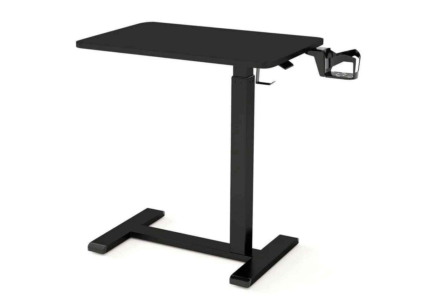 COSTWAY Laptoptisch Beistelltisch Bett Rollen Höhenverstellbar - Bild 2