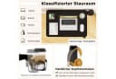 COSTWAY Laptoptisch Beistelltisch Bett Rollen Höhenverstellbar Bild 5