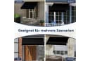 KOMFOTTEU Klemmmarkise mit Handkurbel UV-beständig & wasserabweisend Bild 5