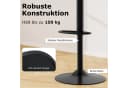 KOMFOTTEU Barhocker 2er Set Braun 360° drehbar & höhenverstellbar Bild 5