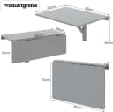 KOMFOTTEU Klapptisch Wandtisch Hängetisch Bild 3