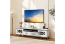 COSTWAY TV-Schrank Holz, Lowboard mit 2 Schubladen & Stauraum, 180,5 cm Bild 1