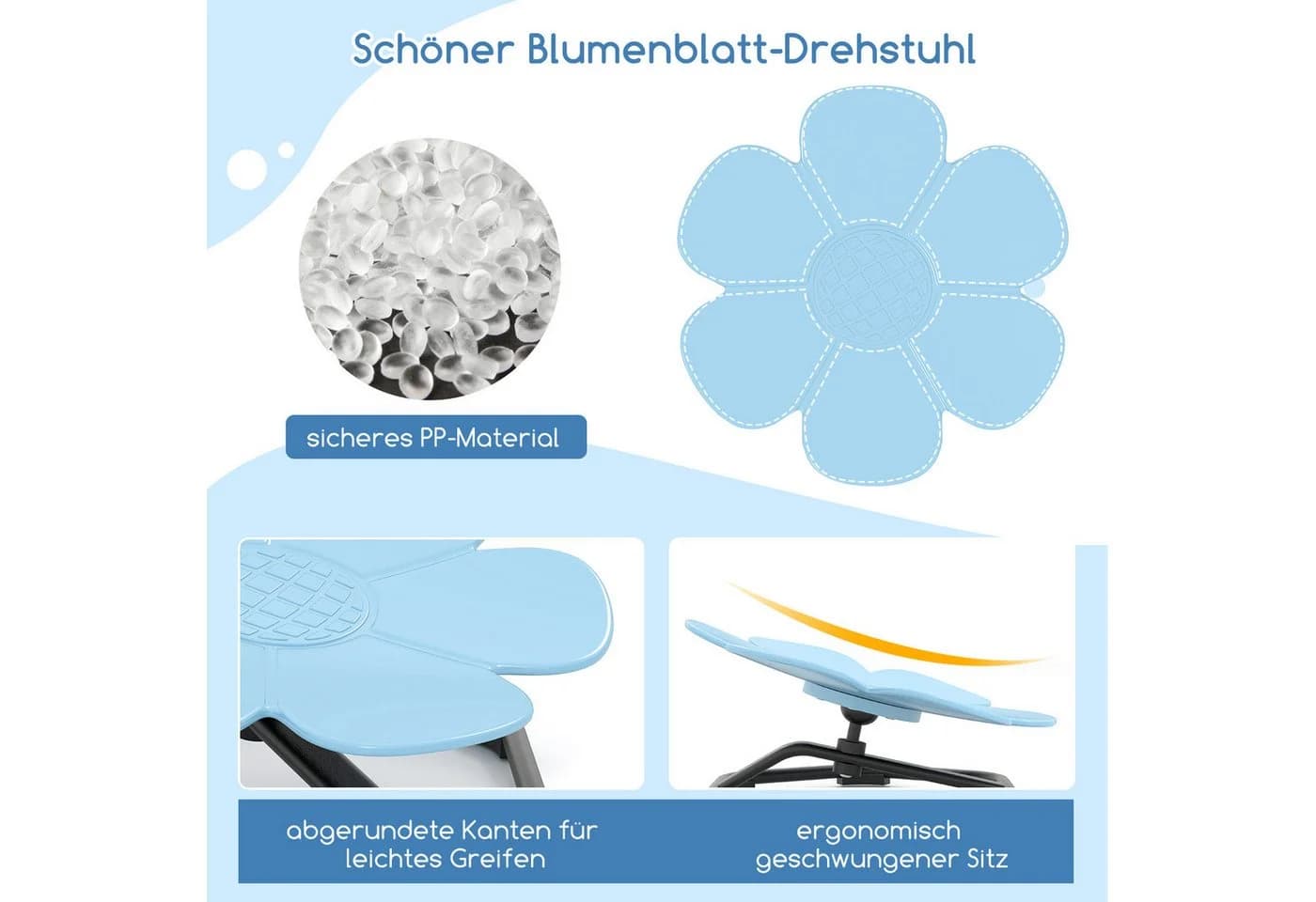 Drehstuhl Blütenblatt - Bild 3