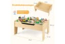 COSTWAY 5-in-1 Kindertisch Set 78-tlg. Multifunktionaler Spieltisch ab 3 Jahren Bild 4