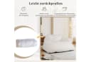 COSTWAY Sitzsack Beige Samt mit rutschfestem Boden Bild 3