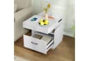 COSTWAY Nachttisch mit Ladestation, Schublade & USB-Port Bild 1