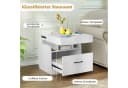 COSTWAY Nachttisch mit Ladestation, Schublade & USB-Port Bild 3
