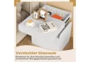COSTWAY Nachttisch mit Ladestation, Schublade & USB-Port Bild 5