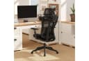 COSTWAY Bürostuhl Ergonomisch Schwarz 150 kg Bild 1