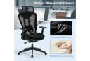 COSTWAY Bürostuhl Ergonomisch Schwarz 150 kg Bild 3