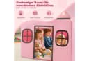 COSTWAY Spielzelt Kinderzimmer Rosa PVC 120x101x143 cm Bild 3