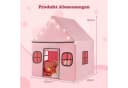 COSTWAY Spielzelt Kinderzimmer Rosa PVC 120x101x143 cm Bild 4