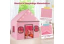 COSTWAY Spielzelt Kinderzimmer Rosa PVC 120x101x143 cm Bild 5