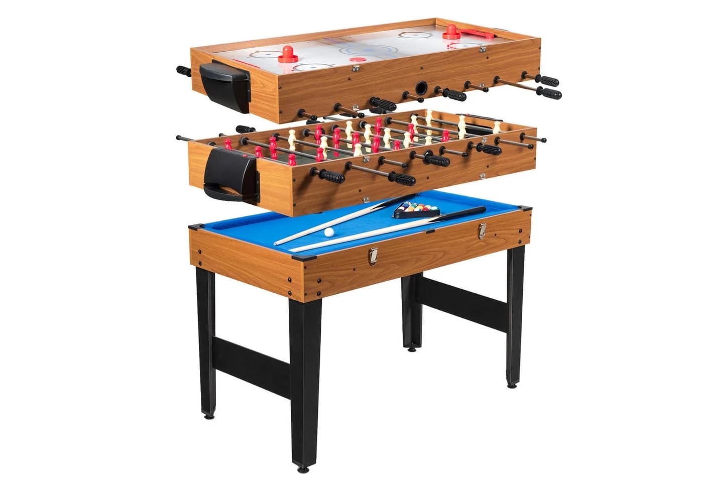 COSTWAY Spieltisch Multifunktionstisch Holz - Bild 2