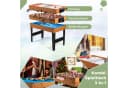 COSTWAY Spieltisch Multifunktionstisch Holz Bild 3