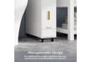 COSTWAY Badkommode Nischenschrank schmal mit Schublade auf Rollen Bild 4