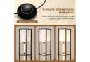 COSTWAY Stehlampe mit 3-stufig einstellbaren LED-Streifen und Fußschalter Bild 5