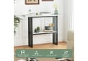 COSTWAY Konsolentisch Marmor Gold 120 cm Bild 1