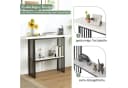 COSTWAY Konsolentisch Marmor Gold 120 cm Bild 3