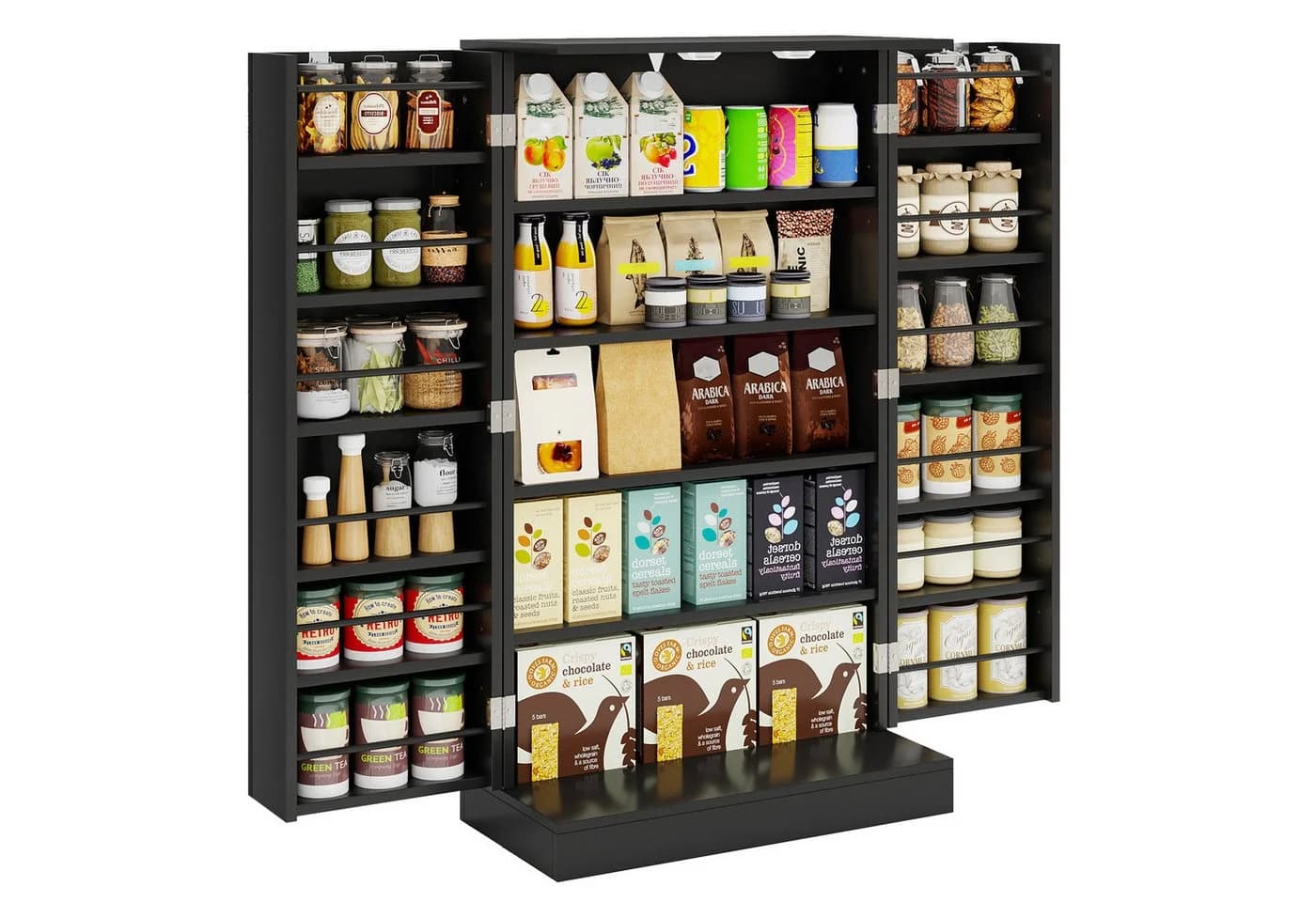 Stilvoller Mehrzweckschrank aus MDF-Platten - Bild 2