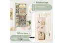 COSTWAY Schmuckschrank mit LED & Spiegel abschließbar Bild 1