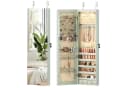COSTWAY Schmuckschrank mit LED & Spiegel abschließbar Bild 2